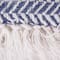 DII® French Blue Herringbone Chevron Throw